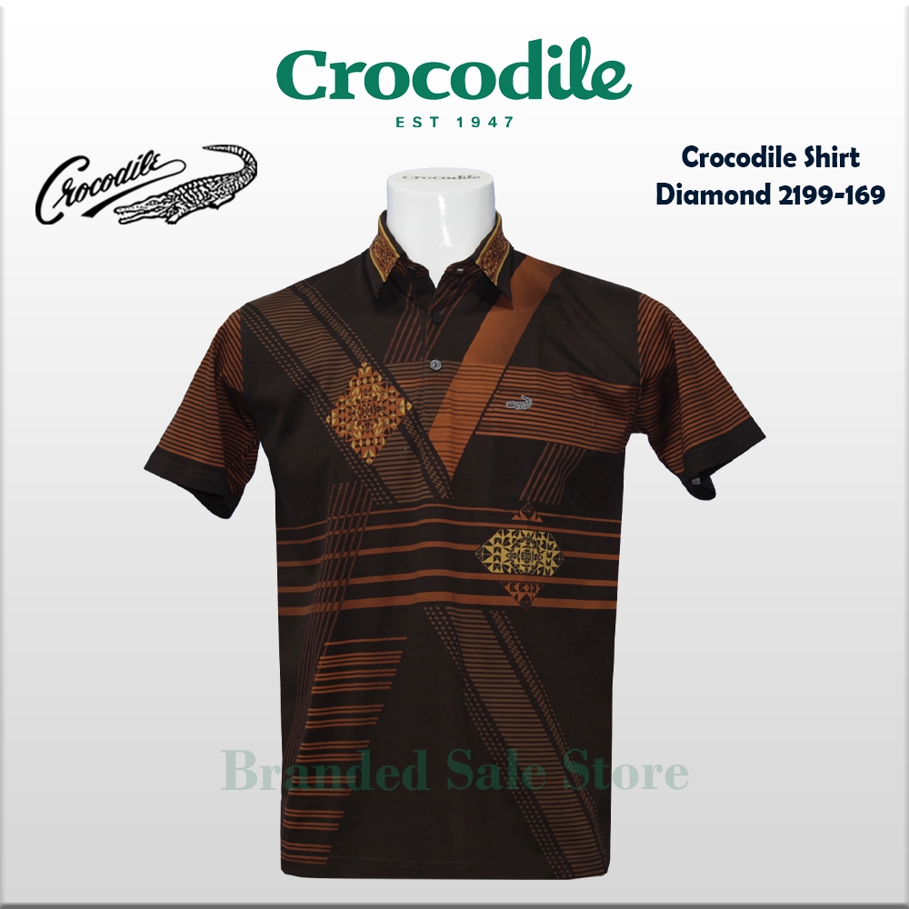 Polo Shirt Kaos Kerah Kemeja CROCODILE Diamond, 2199-169-49