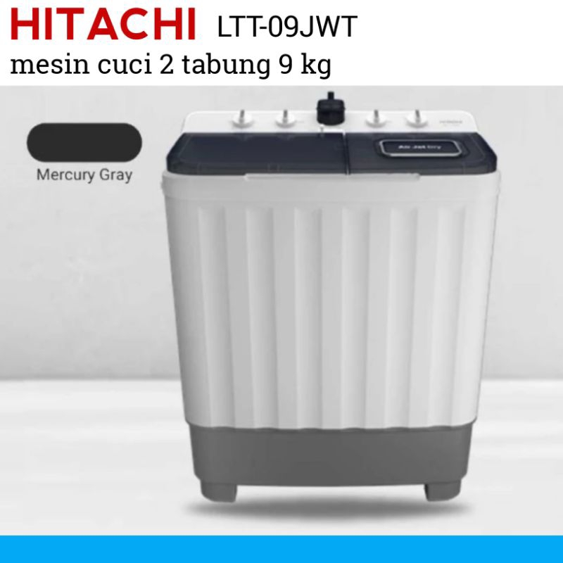HITACHI LLT 09JWT Mesin cuci 2 tabung 9kg