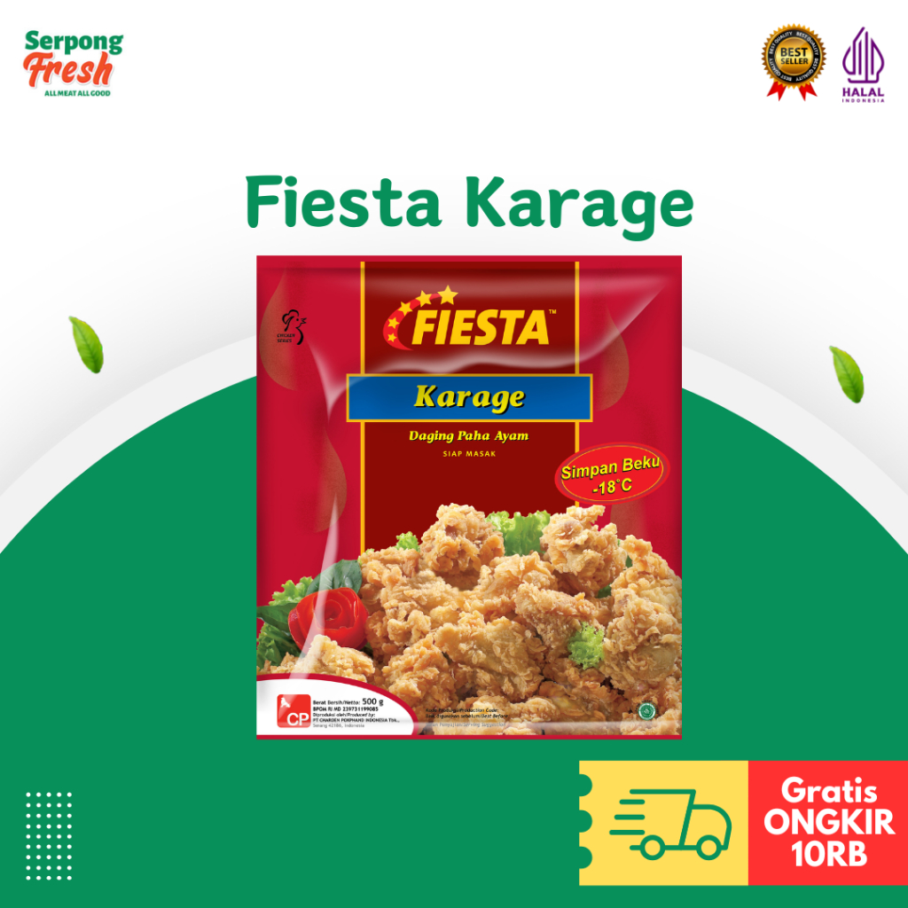 

Fiesta Chicken Karage / Daging Ayam Olahan 500gr