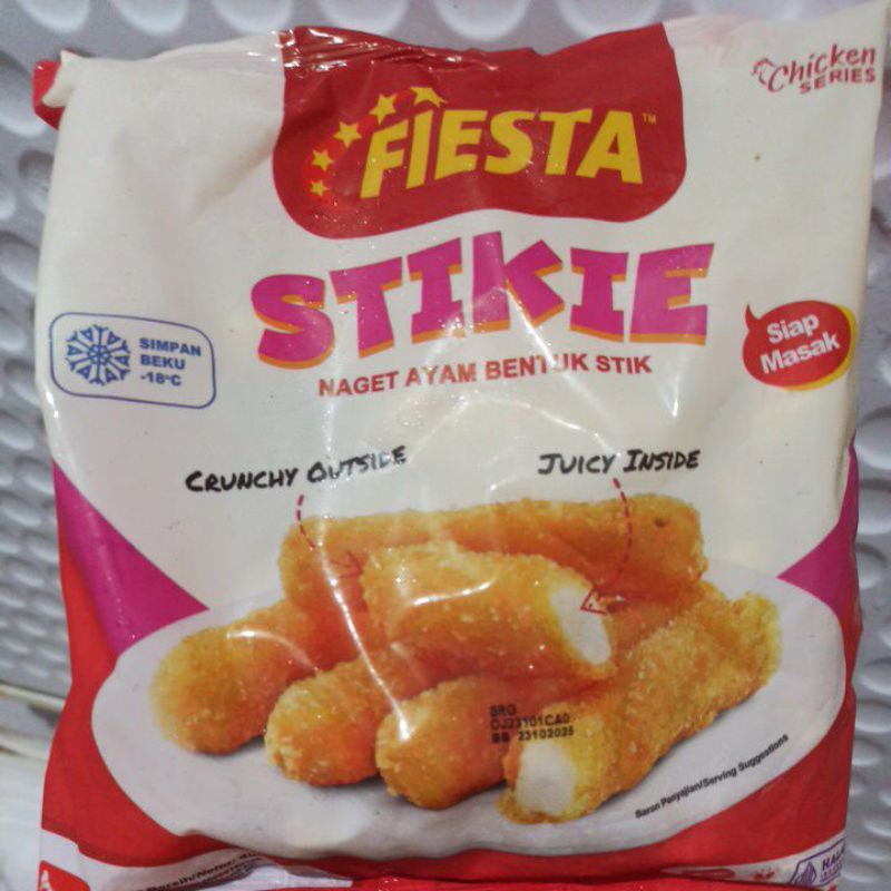 

fiesta stikie nugget ayam bentuk stik 400gr