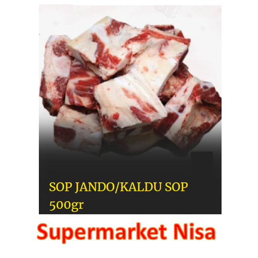 

Sop Jando /Kaldu Sop 500 Gram