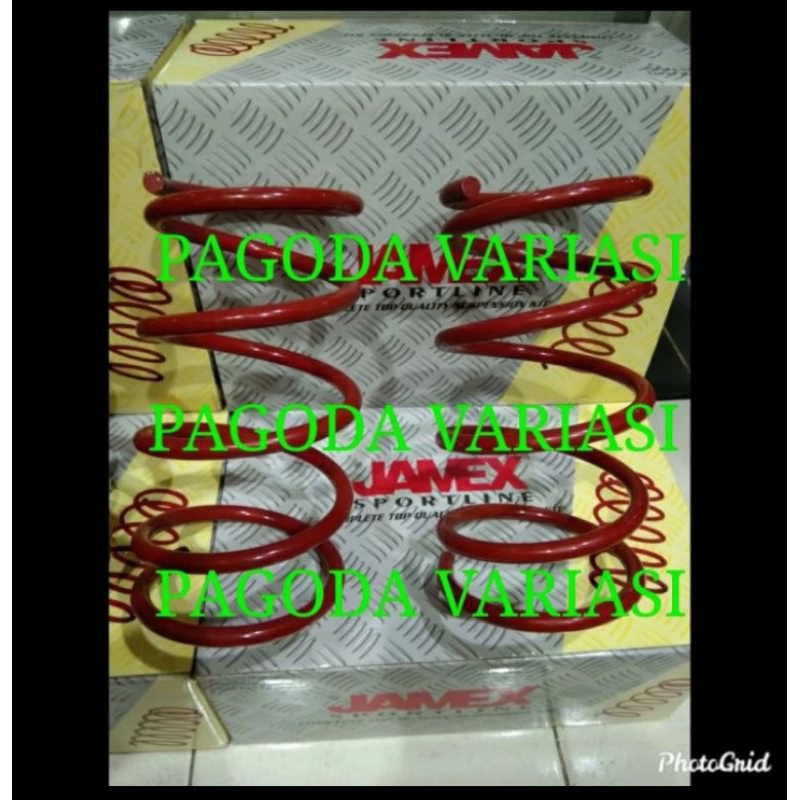 per keong ceper lowering spring jamex livina Grand Livina 09-12 depan