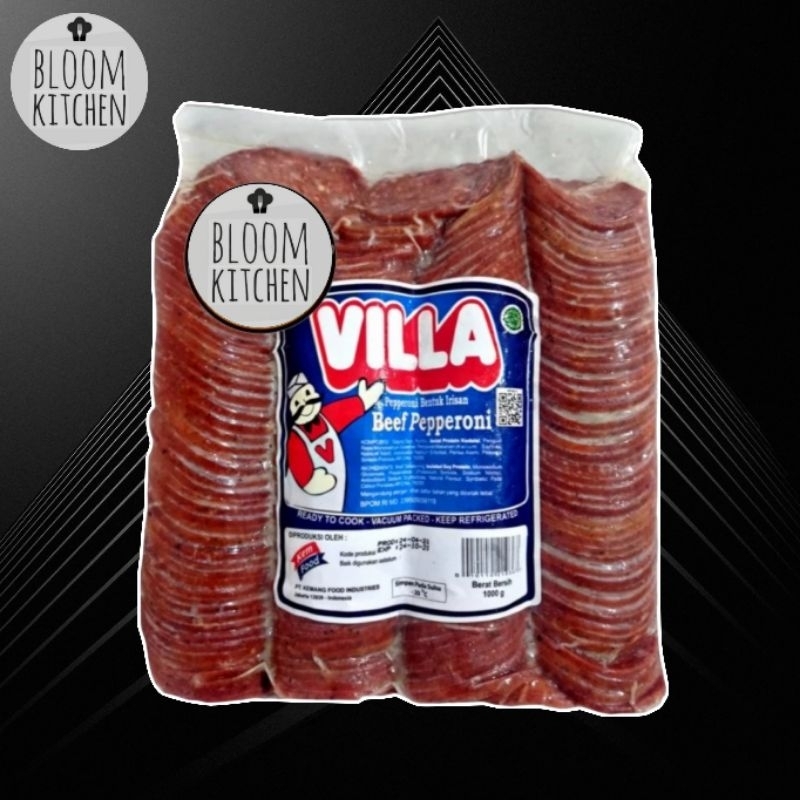 

BEEF PEPERONI VILLA 1kg / Pizza Topping / Smoked Beef Kemfood 1 kg