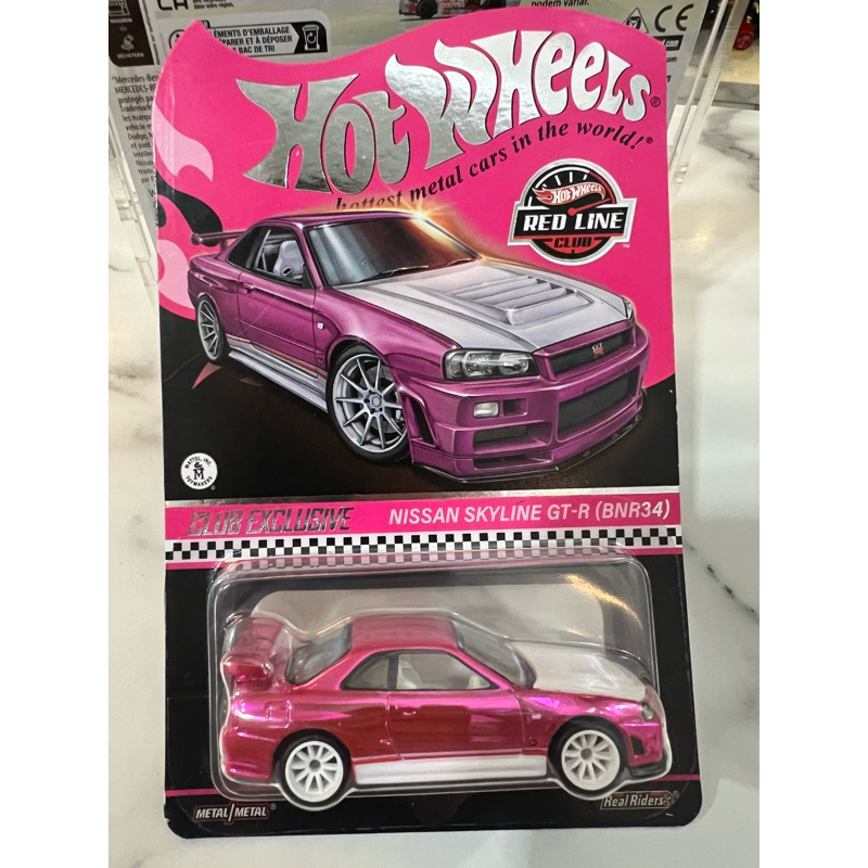 Redline club hotwheels nissan gtr34
