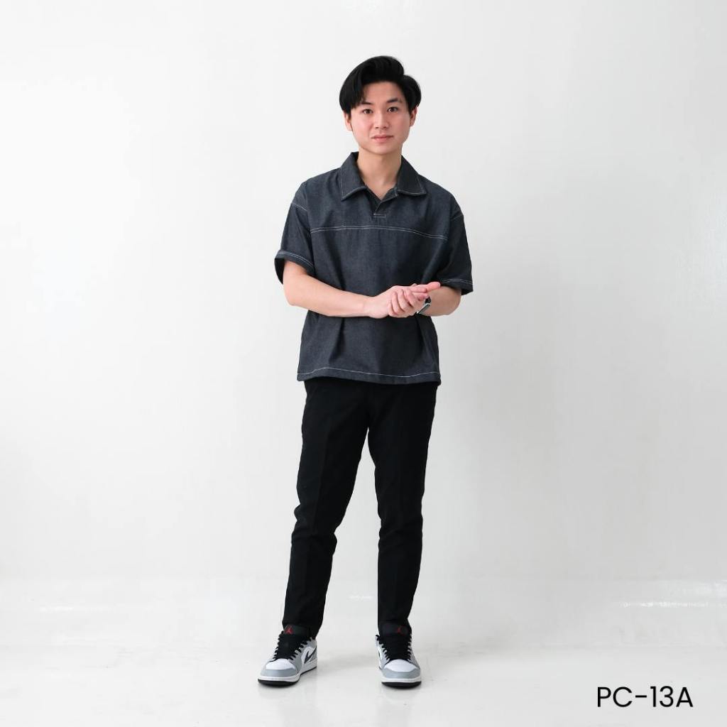 HEAVYWEIGHT DENIM POLO SHIRT