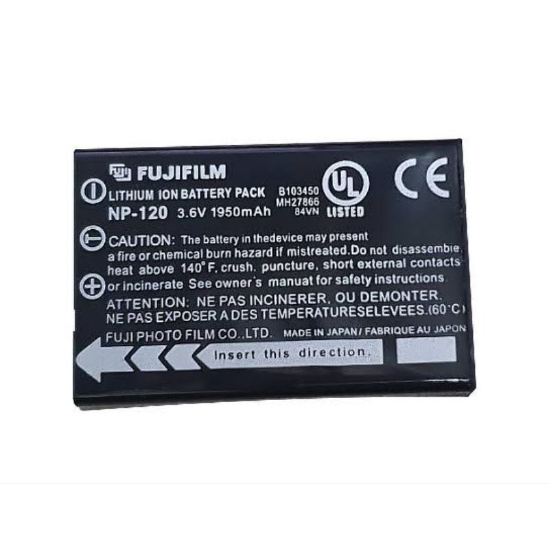 Ready Battery Kamera FinePix 603 Batre Fine Pix F10 Baterai Fujifilm BC NP-120 Batrai Fuji F10 NP120