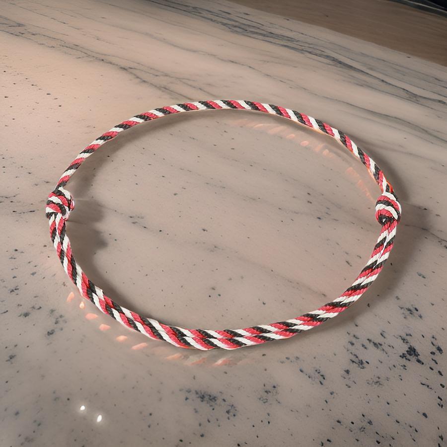 Gelang Tridatu Premium Polos Merah Hitam Putih