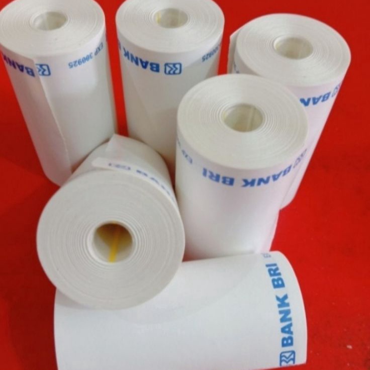 

Top Product Kertas kasir thermal logo BRI 57x3 Full paket 1 pcs