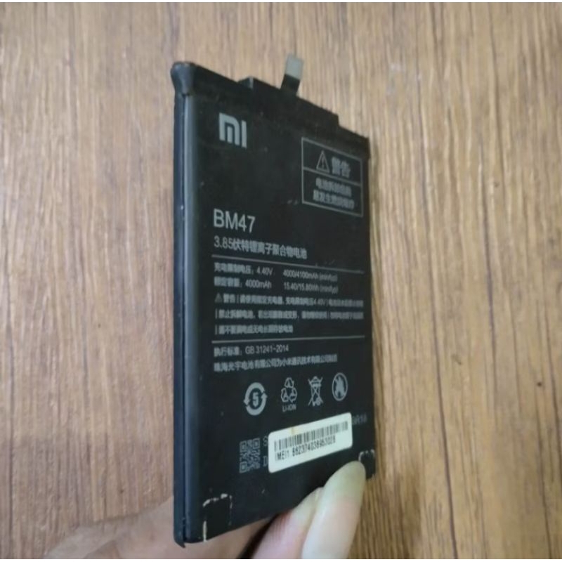 BATERAI BATRE REDMI 4X/3S/3X/3 BM47 ORY COPOTAN
