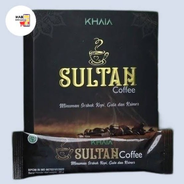 

COFFEE SULTAN KHAIA 1 BOX ISI 10 SACHET ORIGINAL KHAIA