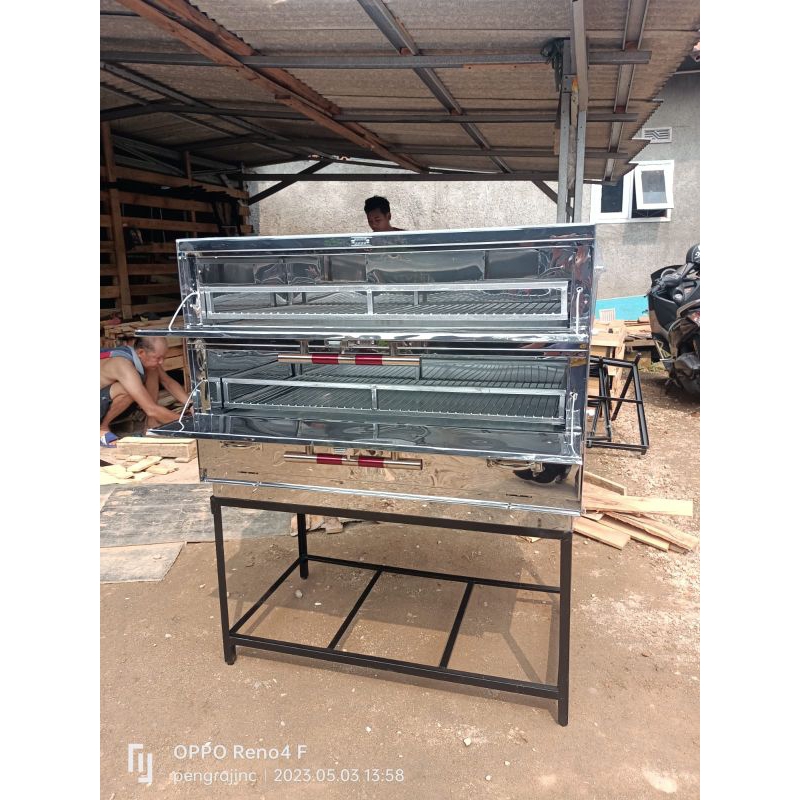 OVEN GAS STAINLESS UBI CILEMBU 90x55x70