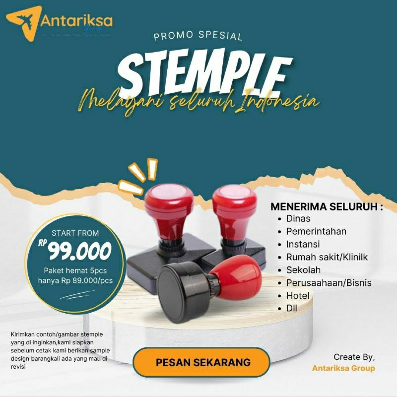 

CUSTOM STEMPLE - CAP UNTUK RS-KLINIK-PERUSAHAAN-DINAS-HOTEL-INSTANSI-PEMERINTAHAN-SEKOLAH-KAMPUS-PABRIK-KOMUNITAS-DLL