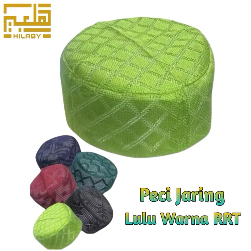 Peci Jaring Lulu Warna || Peci Santri Lulu Rrt