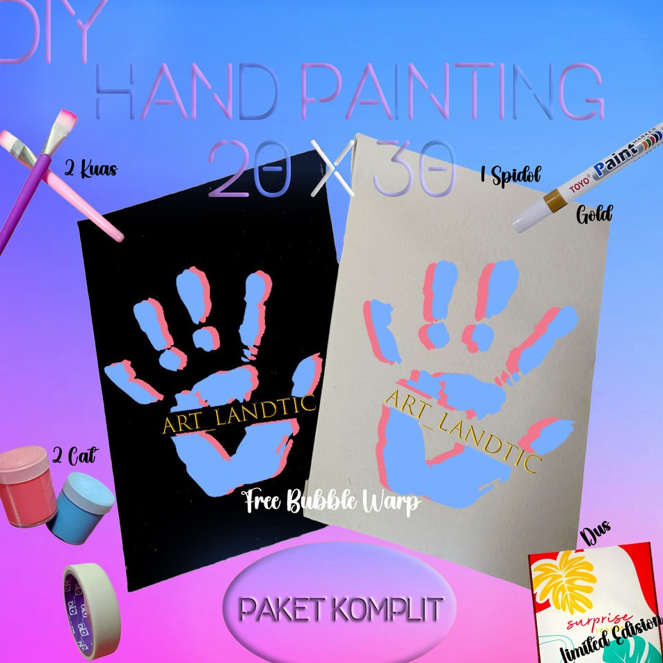 

Super Laris Kanvas Lukis Tangan Couple 1 Set Lengkap Hand Painting Kit Canvas Board Couple2x3 Free BOX Limited