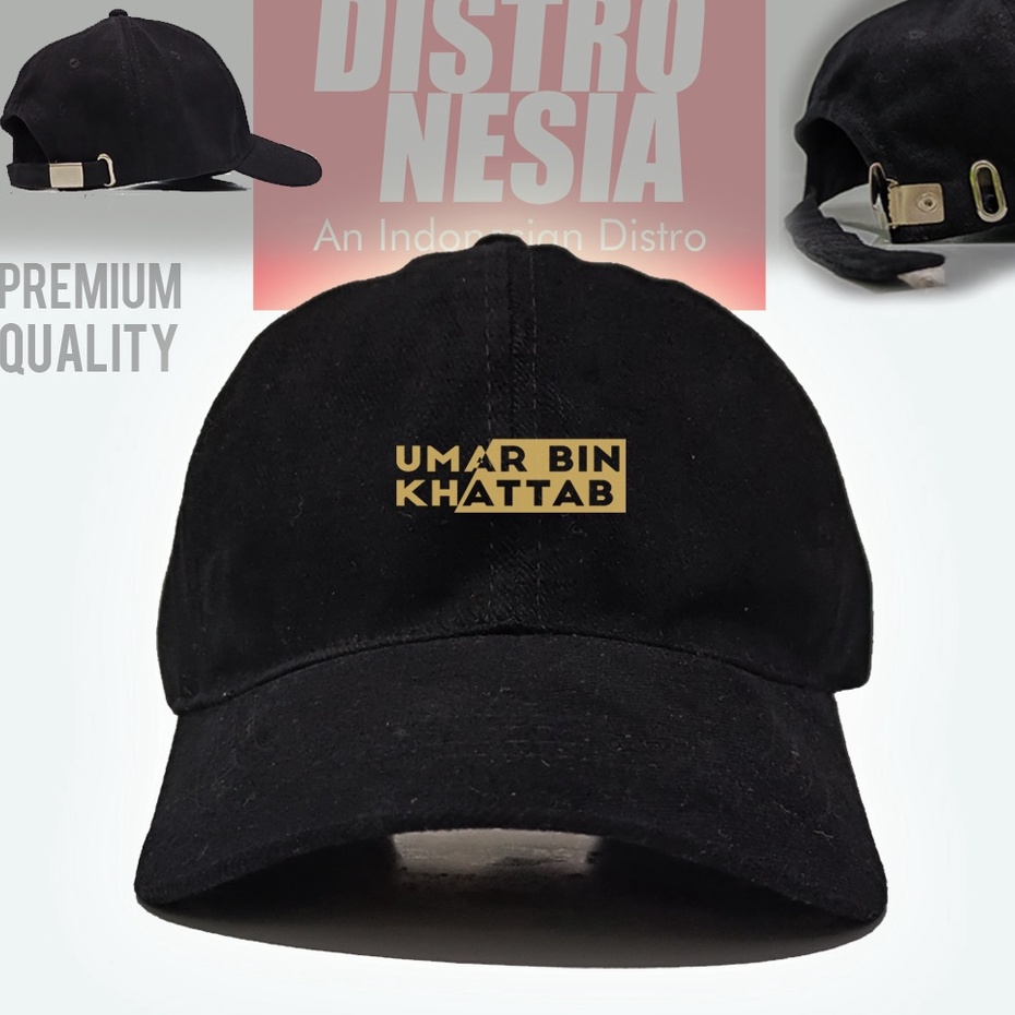 Grosir Untung  TOPI KHALIFAH UMAR BIN KHATTAB RA PREMIUM  CAPS  HAT COTTON RAFEL CAKOP BESI  TOPI BA