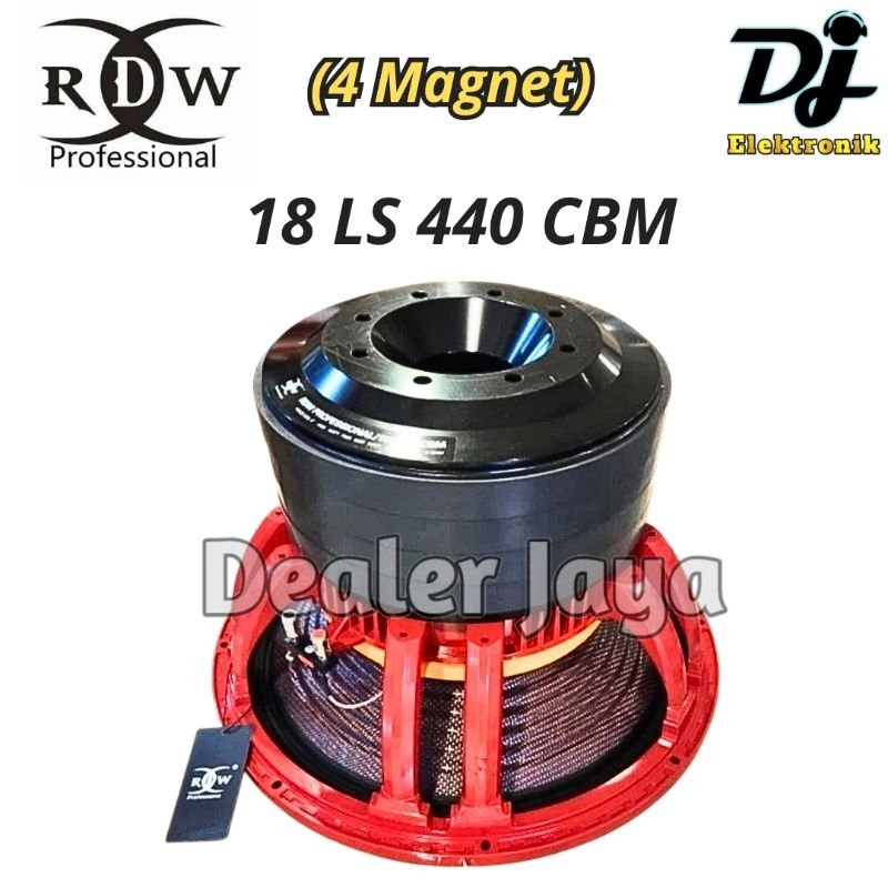 Speaker RDW 18 LS 440 CBM / 18 LS440 CBM - 18 inch (4 Magnet)