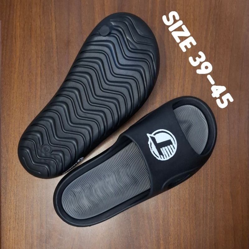 Sandal Selop Karet Trubust Sandal Slide Pria Ukuran 39-45 Sendal Slip-on Sendal Flip Flop Sandal Sel