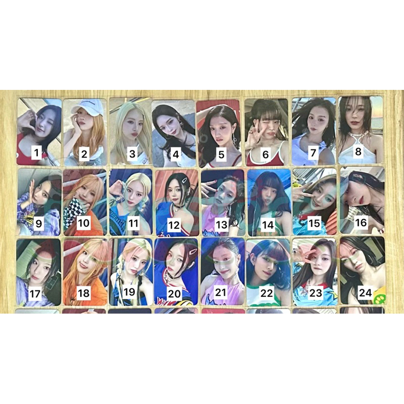 pc fromis_9 saerom hayoung jiwon jisun seoyeon chaeyoung nagyung jiheon photocard supersonic pob fan