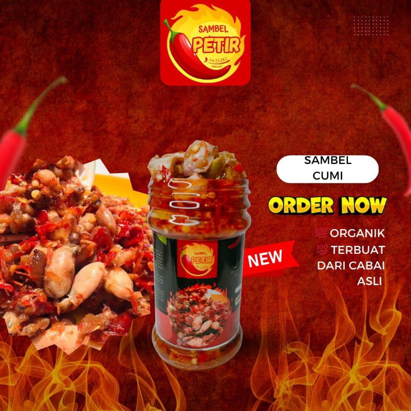 

Sambel Petir| Sambel Cumi| Sambal Babycumi pedas Nampol