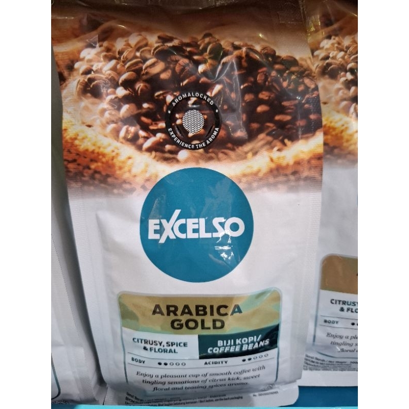 

Excelso Arabica Gold bubuk(ground)/ Biji(bean) 200gr