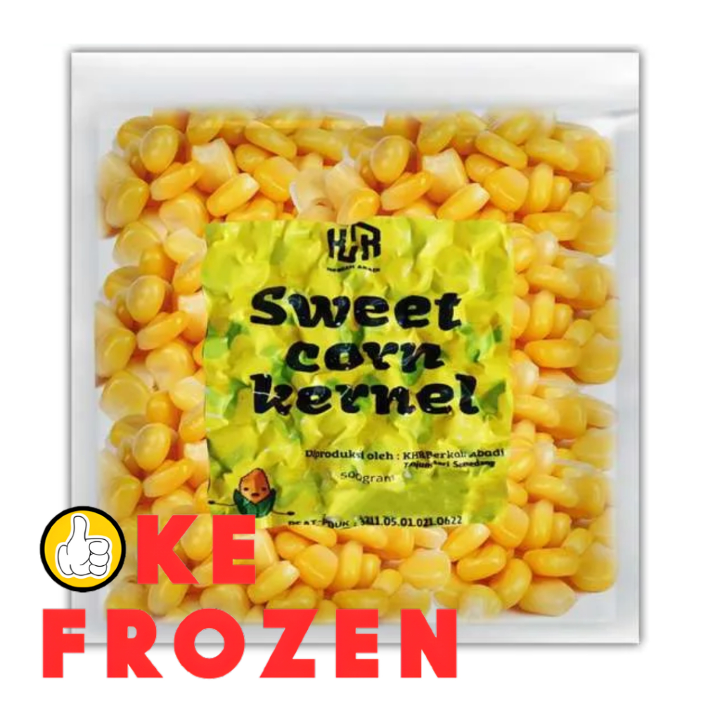 

KHR SWEET CORN 500GR / JAGUNG MANIS BEKU / FROZEN
