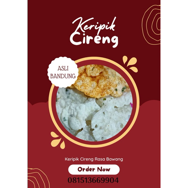 

Keripik Cireng Rasa Bawang asli Bandung