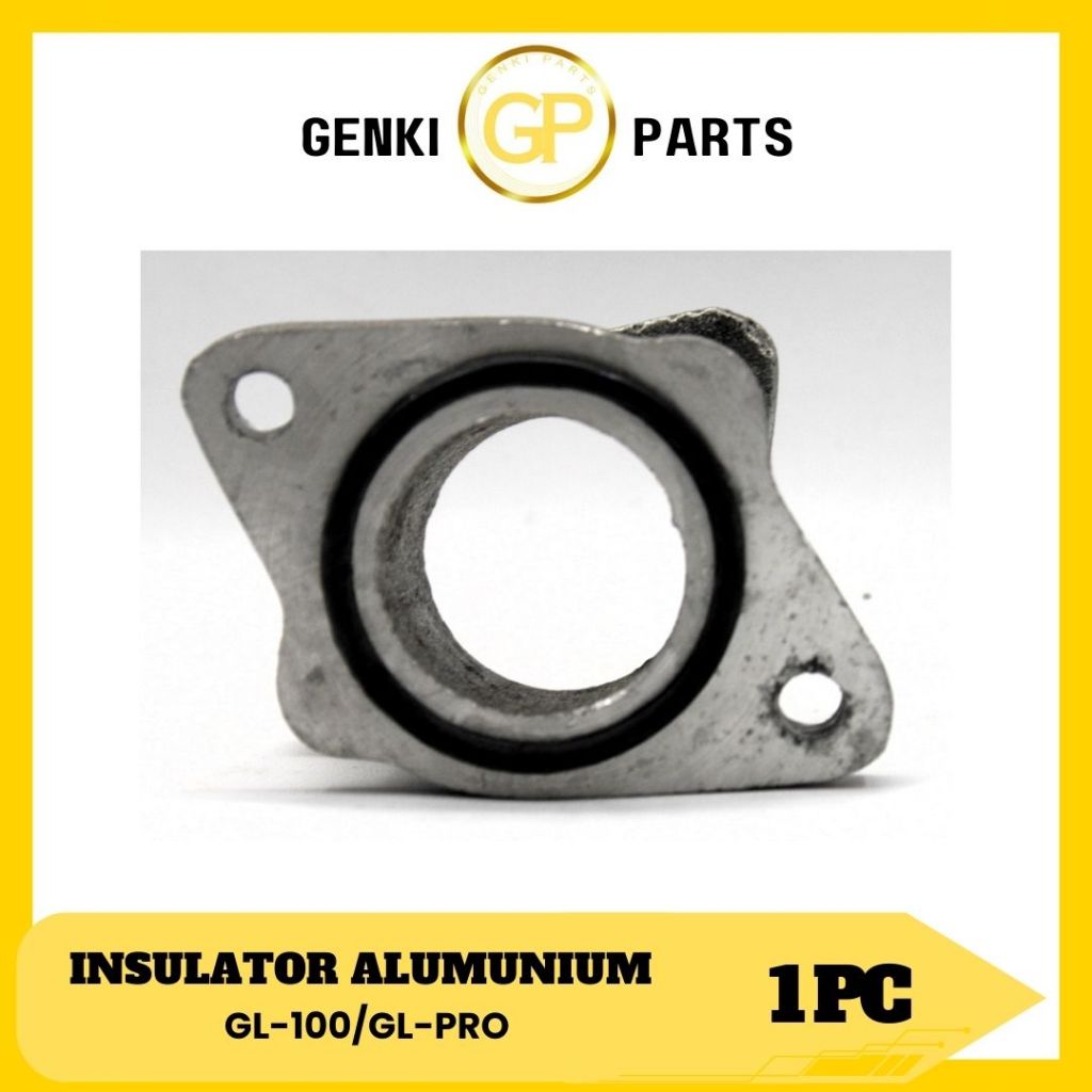 GENKI-PARTS/INSULATOR-ALUMUNIUM/MANIPUL/INTAKE/MANIFOLD/MANIPOL/KARBURATOR/KARBU/ALUM/ALUMINIUM/MOTO