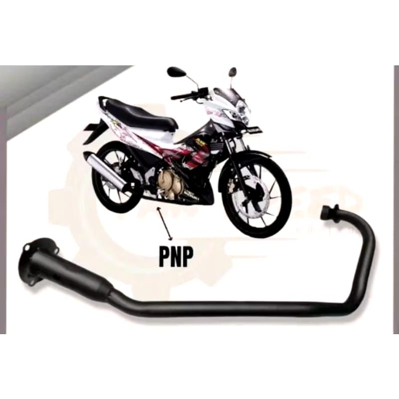 LEHERAN KNALPOT STANDAR ORIGINAL SUZUKI SATRIA FU