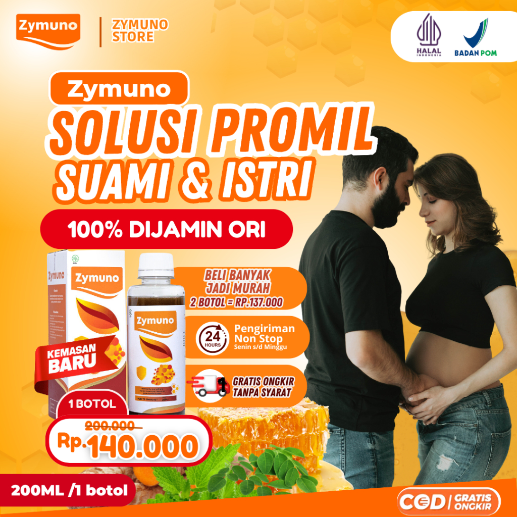 

ZYMUNO Madu Original Bantu Promil Suami Istri 100% Asli
