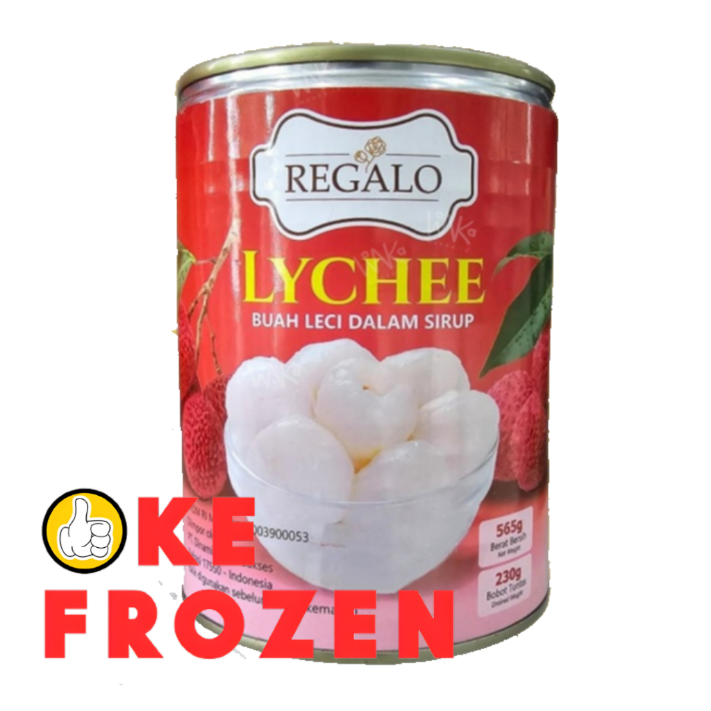

REGALO LYCHEE IN SYRUP 565GR / LECI DALAM SIRUP / LECI KALENG