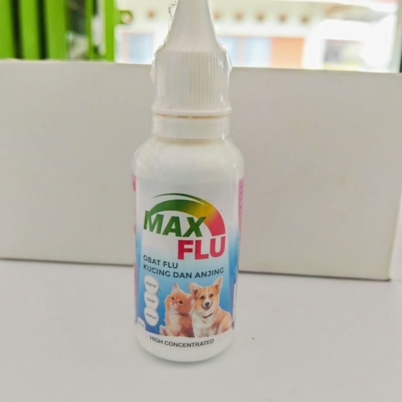 MAX FLU 30 ml Obat flu Batuk dan Pilek kucing anjing