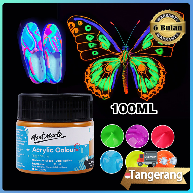 

Cat Akrilik Cat Glow In The Dark 100ml Menyala Dalam Gelap Cat Sepatu Kain Canvas Kulit Paint