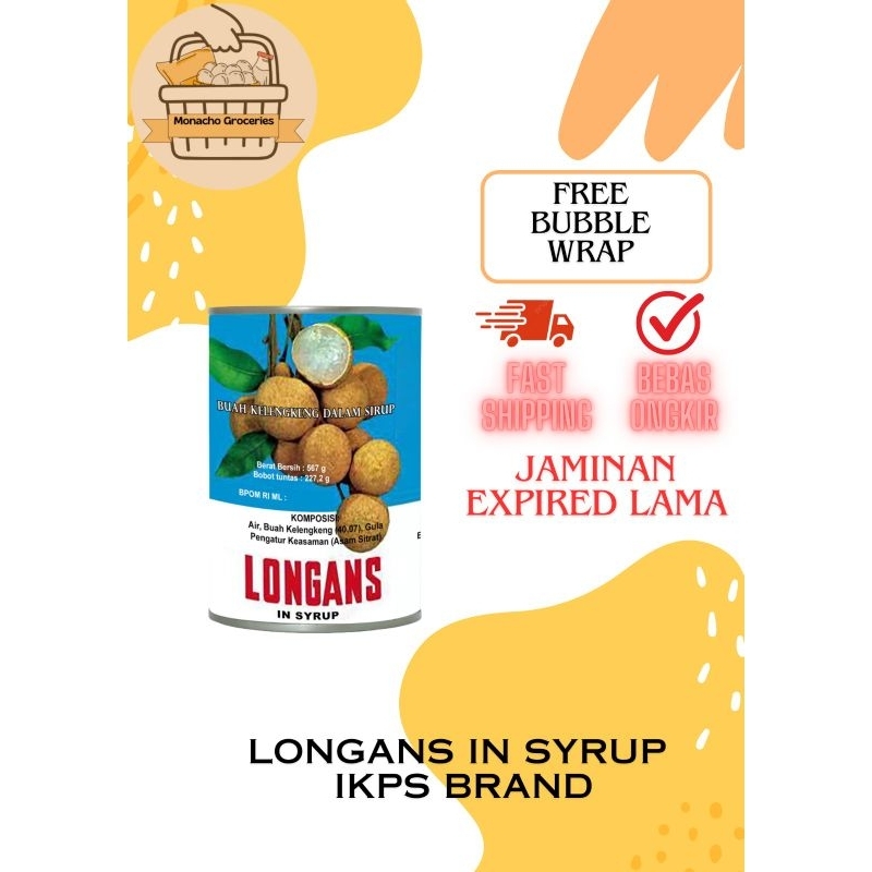 

BUAH KALENG IKPS LONGANS KALENG MAKANAN BUAH LONGAN MAKANAN KALENG BUAH LENGKENG KLENGKENG MAKANAN SINCIA IMLEK SANGJIT MURAH