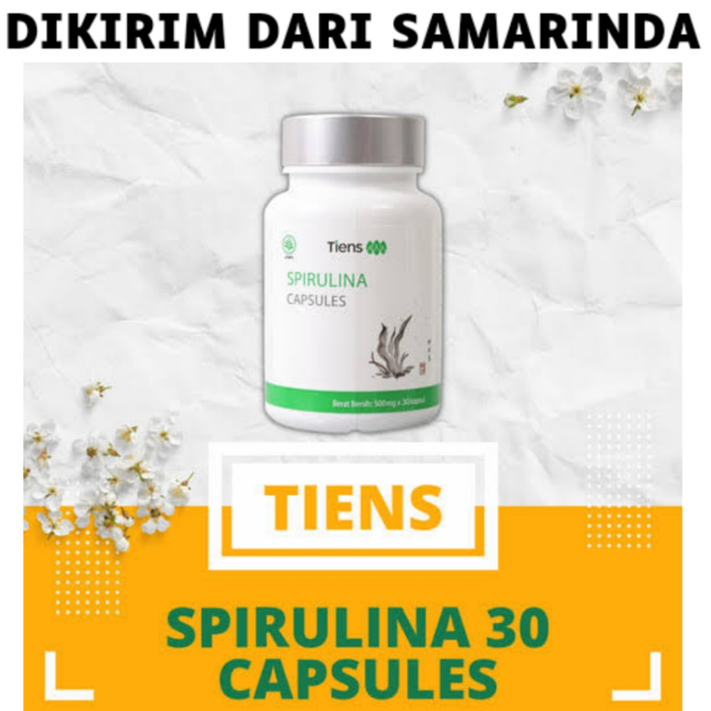 Tiens Samarinda | Spirulina Tiens 30 Kapsul | 100% Original | Suplemen Kesehatan