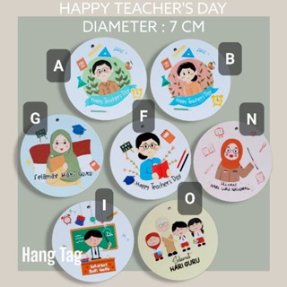 

(3pcs) Sticker Happy Teacher Selamat hari guru ukuran 8cm