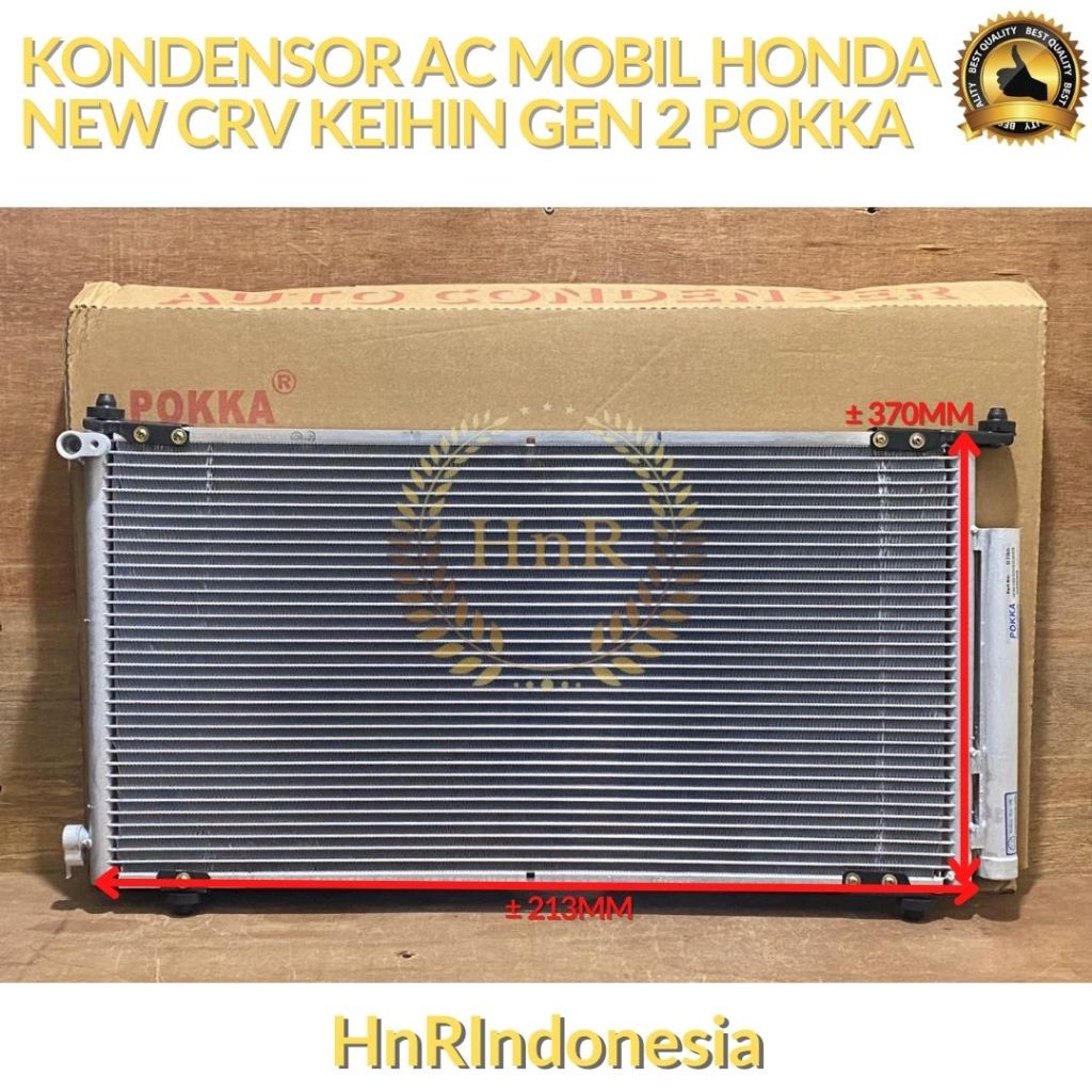 Kondensor AC Mobil Honda New CRV Keihin Gen 2 CONDENSOR PREMIUM QUALITY