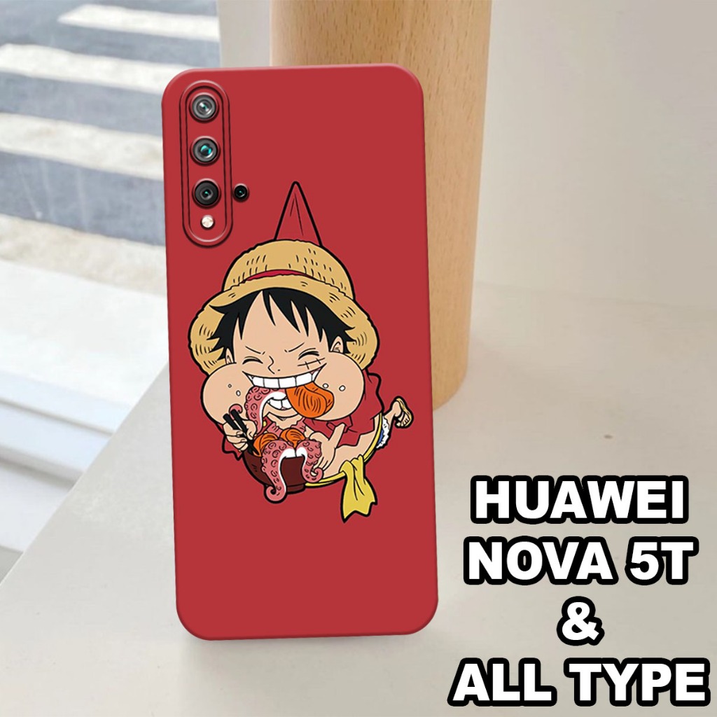G18 - Silikon HUAWEI NOVA 5T - Softcase pro camera HUAWEI NOVA 5T - Motif ANIME - Bahan  Karet Lentu
