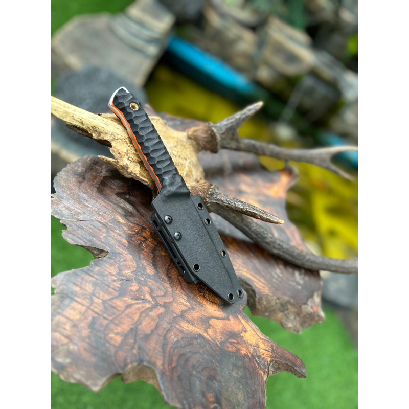 PiSAU BUSCRAFT Baja Hss (micarta list orange)