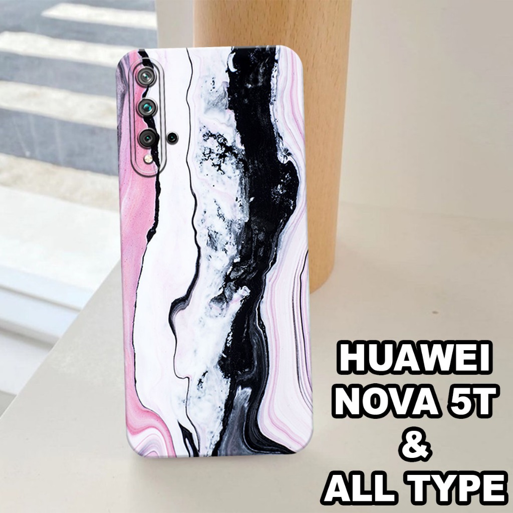 G32 - Silikon HUAWEI NOVA 5T - Softcase pro camera HUAWEI NOVA 5T - Motif PASTEL - Bahan  Karet Lent