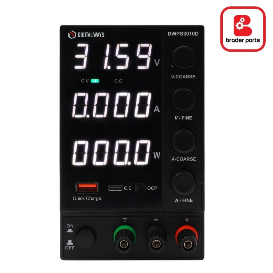 Digital Ways Power Supply DC 30V / 10A DWPS3010D