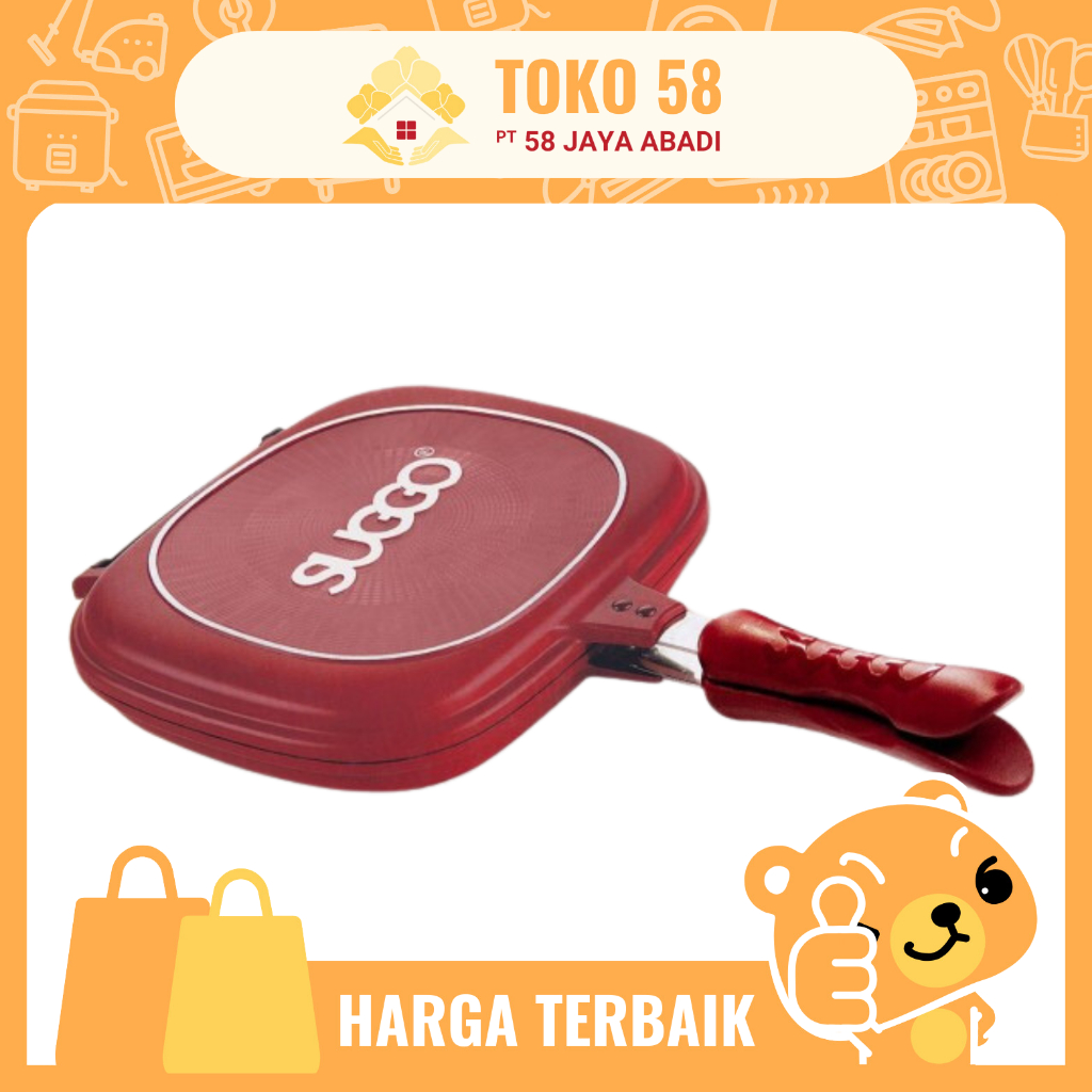 [COD] SUGGO Double Pan 32 cm Anti Lengket Tahan Gores (SNI)