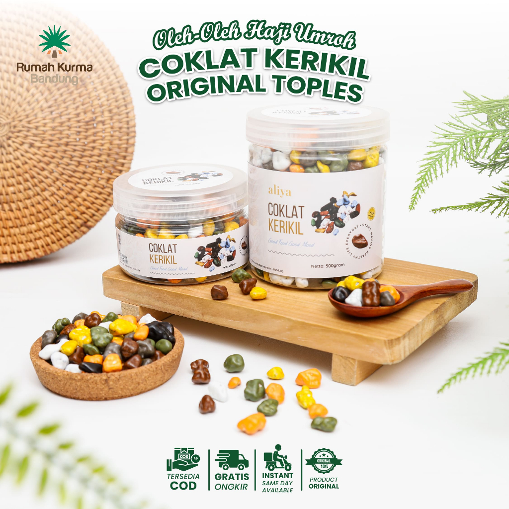 

Coklat Batu Kerikil Arab Original Toples Oleh Oleh Haji dan Umroh 250 gram / 500 gram