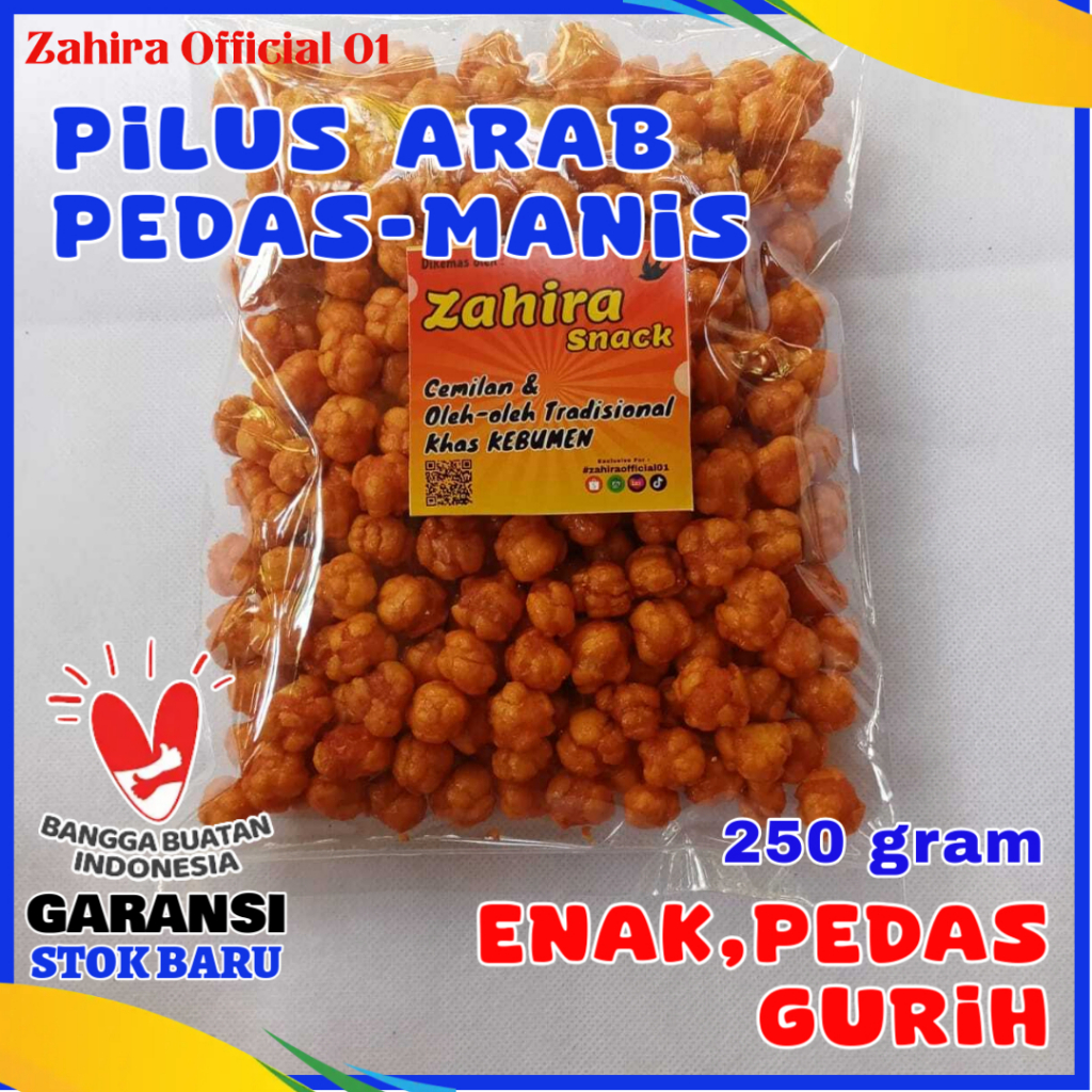 

Snack Pilus Arab Cemilan Pedas Manis 250gram