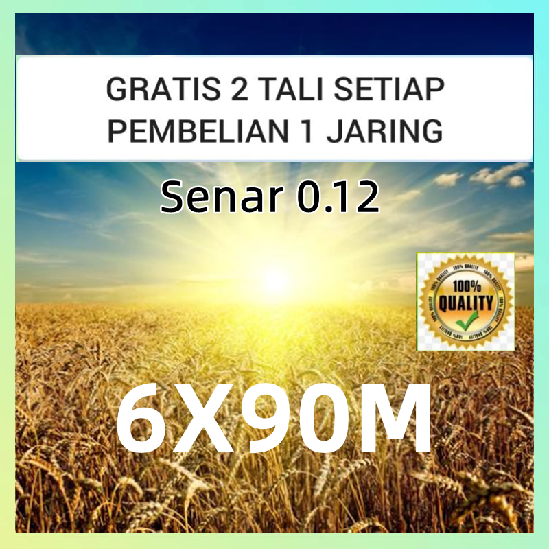 jaring burung 0.12mm / jaring burung 6x90 meter/ jaring burung emprit / jaring burung pelindung padi