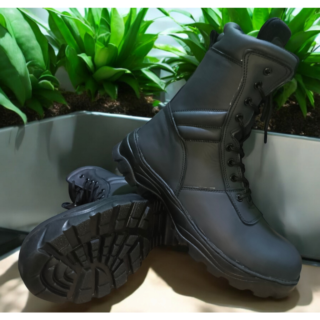 Sepatu pdl tni sepatu pdl kulit asli sepatu pdl sleting