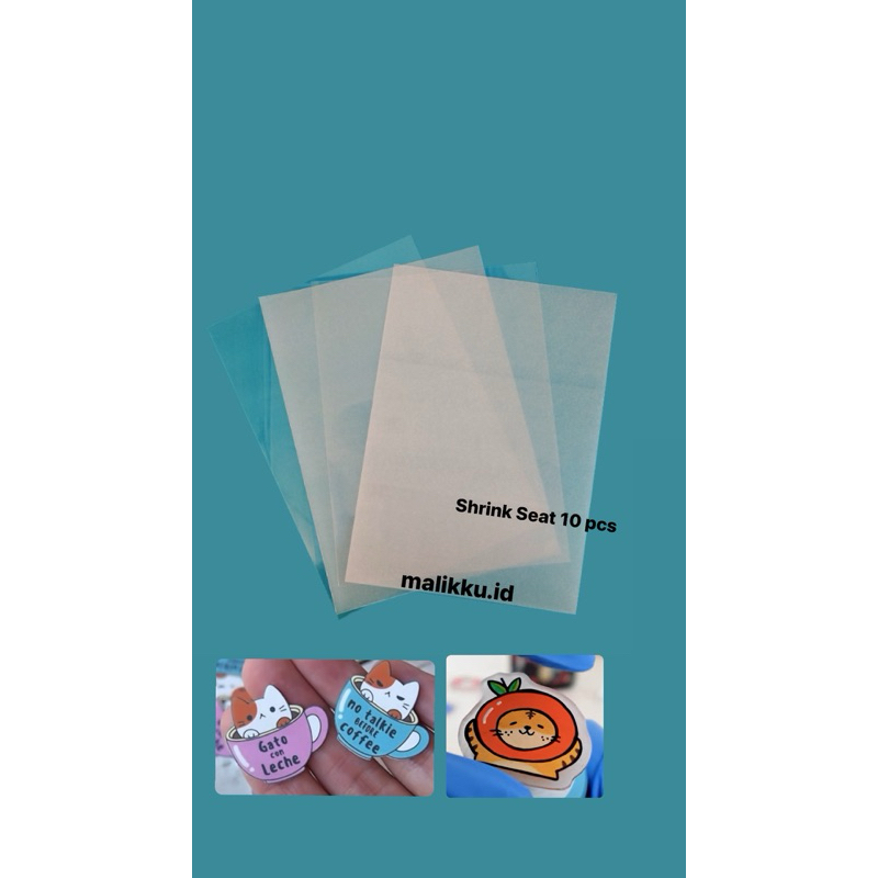 

(READY STOCK) shrinking paper shrink shrinky kertas mengecil 10 pcs