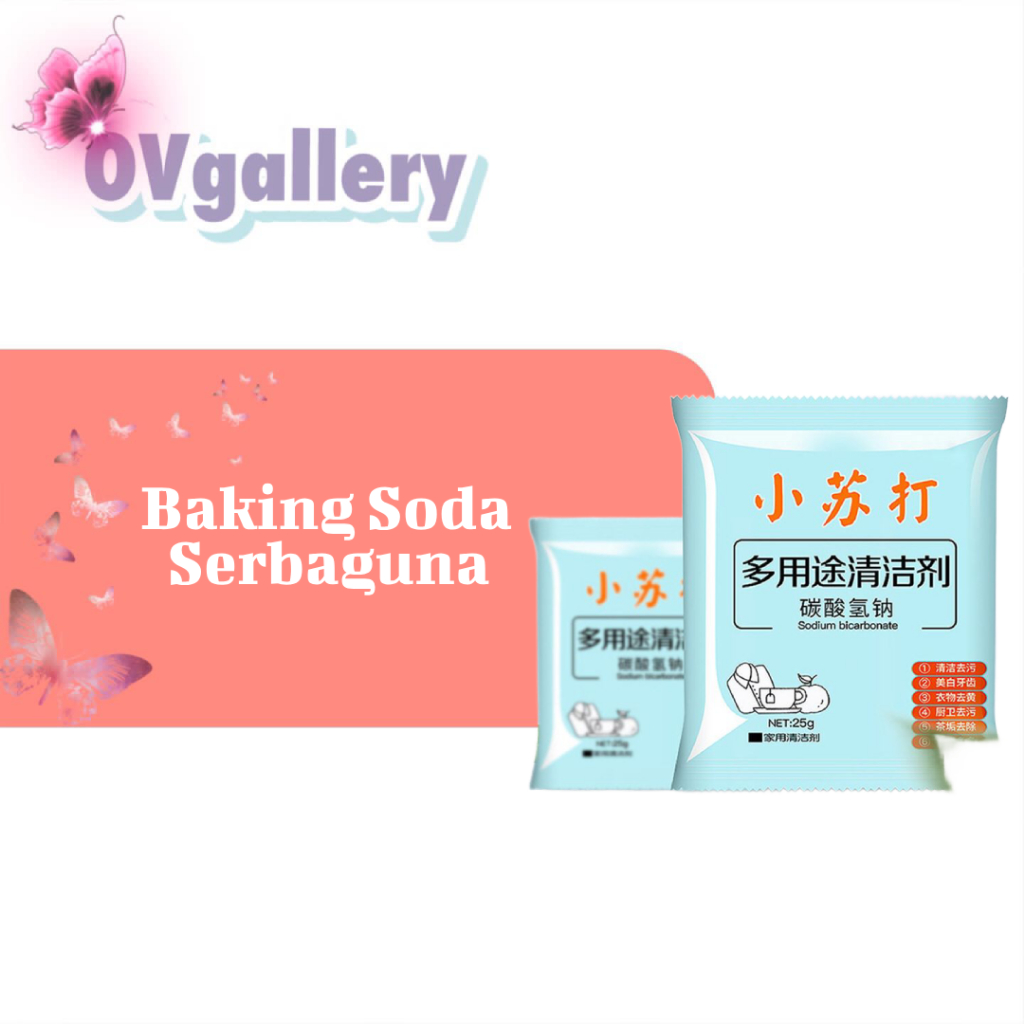 OV502 Baking Soda serbaguna sachet hijau / Baking Soda Murni