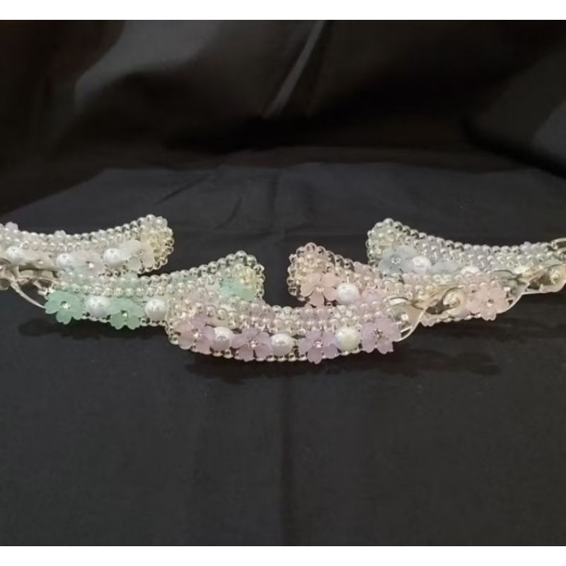 [ TERMURAH ] jepit klip rambut pisang bunga cantik murah