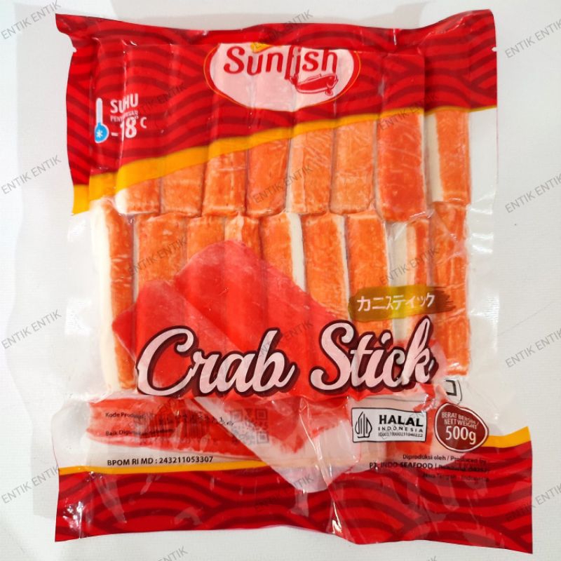 

Sunfish Crab Stick 500gr (±32pcs)