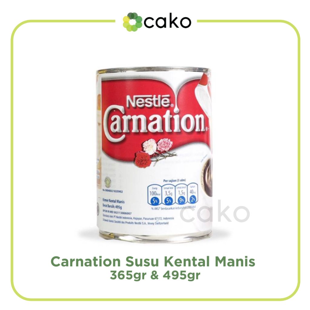 

Carnation Susu Kental Manis 365gr & 488gr